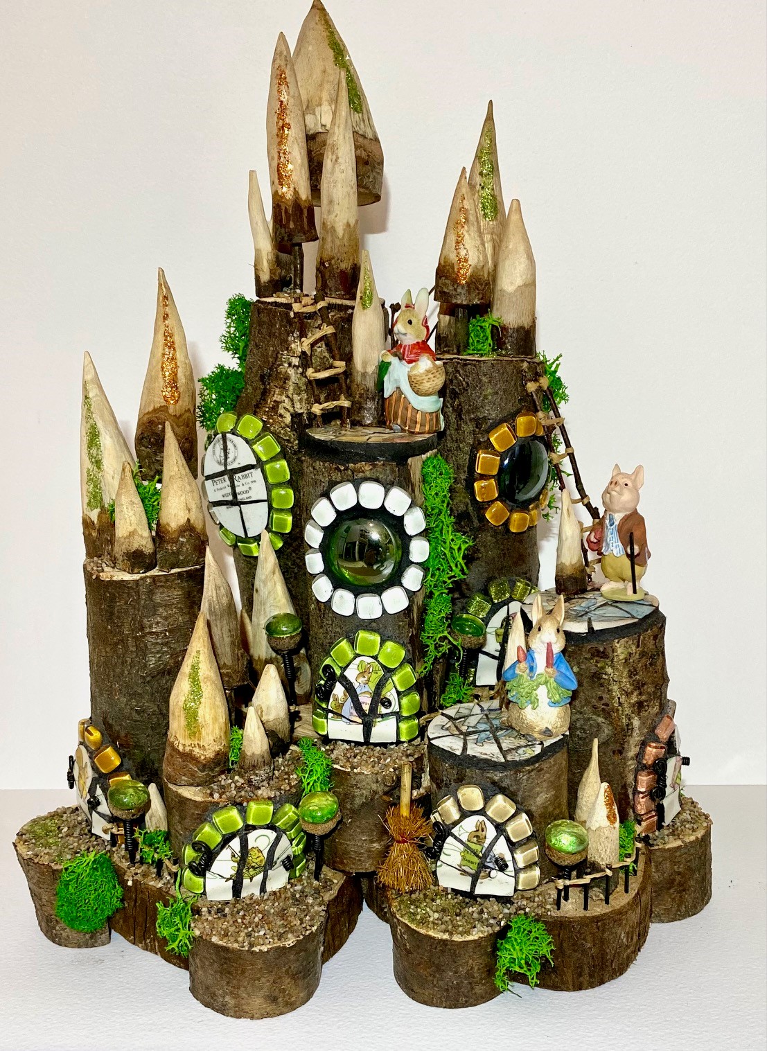 Peter rabbit fairy village
