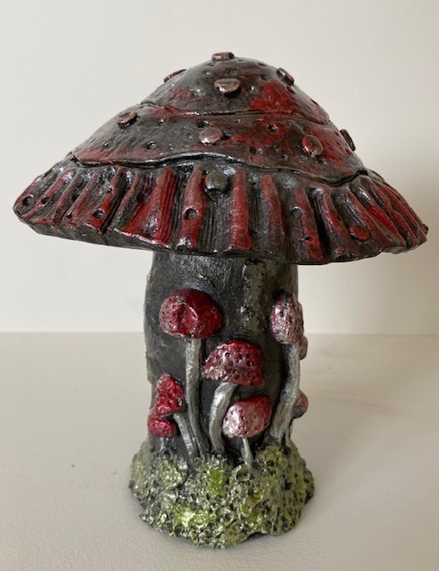concrete mushroom red
