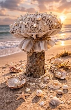 My handcrafted fabric and wood mushroom collection is inspired by the quiet beauty of nature and the magic found in small details. Each piece is carefully made using beautiful upcycled fabrics and finished with delicate beads, giving every mushroom its own unique character. No two are ever the same — just like the natural world that inspires them. From the textures of the wood to the richness of the repurposed textiles, every element is chosen with care to create something truly special.