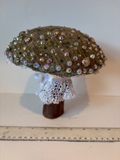 My handcrafted fabric and wood mushroom collection is inspired by the quiet beauty of nature and the magic found in small details. Each piece is carefully made using beautiful upcycled fabrics and finished with delicate beads, giving every mushroom its own unique character. No two are ever the same — just like the natural world that inspires them. From the textures of the wood to the richness of the repurposed textiles, every element is chosen with care to create something truly special.