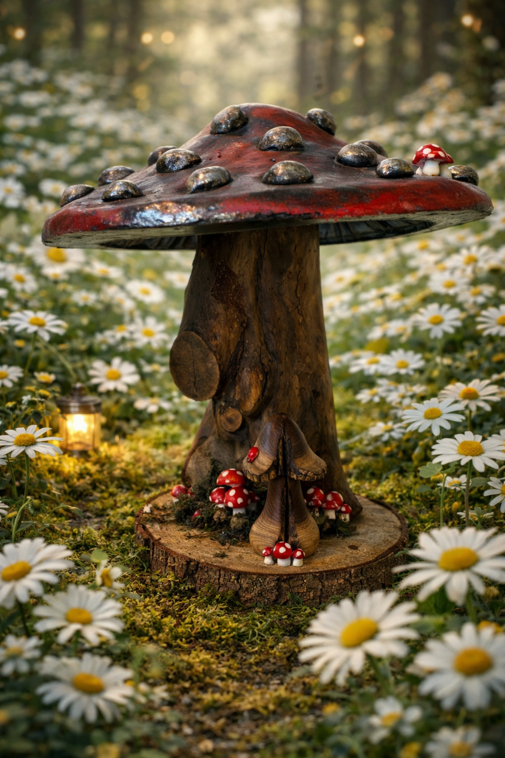 Each piece in my mushroom ornament collection is a celebration of nature and craftsmanship. Cast in eco-conscious resin and formed within bespoke silicone moulds that I create by hand, every ornament begins as a carefully considered, original design. Layers of metallic pigment are delicately applied to enhance texture and depth, before being sealed with a lustrous high-gloss varnish that catches the light beautifully. The forms are then grounded on natural log bases, each one unique, bringing an authentic connection to the woodland from which they are inspired. No two pieces are ever the same—each ornament is a small, sculptural work of art, where organic materials meet refined finish.